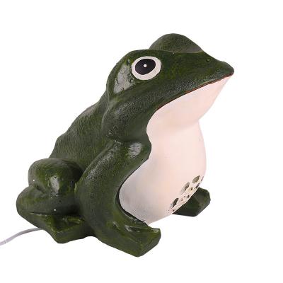 China Customization Party Modeling Lights Lead Luminous Resin Animal Lights Frogs Park Yard Decoration Landscape for sale