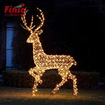 China LANDSCAPE FINIC 2022 new trend illuminated strip light holiday shopping 3d led pattern decorative lights for sale