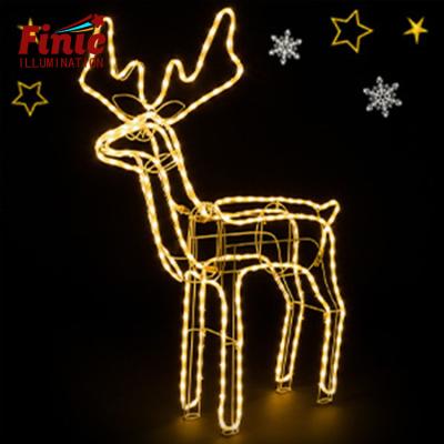 China FINIC Christmas Low Price Outdoor Animal Decor String Lamp Warm White Holiday Led Pattern Decorative Lights for sale