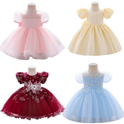 China High Quality Anti-wrinkle MQATZ Kids Girl Dresses Summer Custom Wedding Ceremony Dress For Party Wear for sale