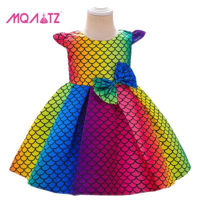 China MQATZ Baby Ocean Mermaid Princess Dress Kids Wedding Birthday Anti-static 2021 Dress Dresses for sale