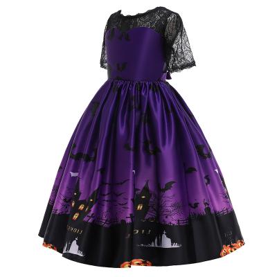 China Polyester Girl Halloween Cosplay Dress Children Age 5 To 12 Years Old Halloween Dress Babies Dress Up Dress for sale