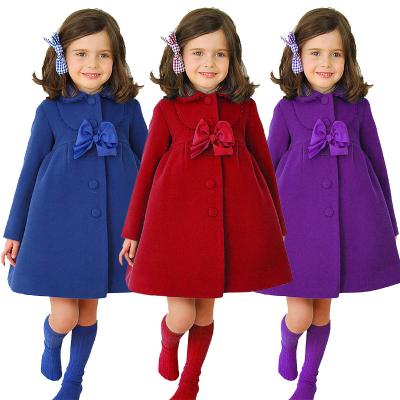 China Baby Fashion Sustainable Wool Children Coat Kids Jackets Winter Outwear XZ3003 for sale