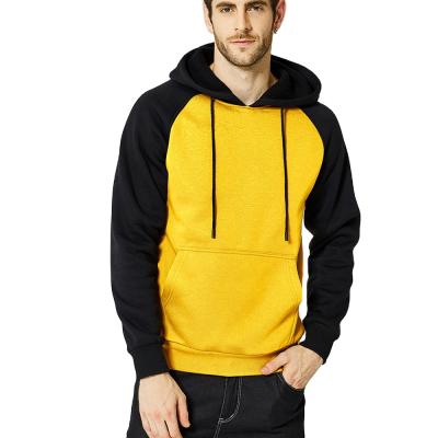 China 2022 New Europe Viable Wholesale Men Size Long Sleeve Fleece Hoodies Outdoor Sports Color Matching Casual Hooded Sweater Youth Tops for sale