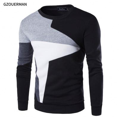 China 2022 New Fashion Men's Sweater Sweater Patchwork Spring Autumn Long Sleeve O-Neck Male Tops Casual Clothes Sweater for sale