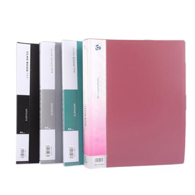 China China Supplier 10-100 Pages Display Pocket Office School Stationery PP Book Folder Eco-friendly Clear Compendium for sale