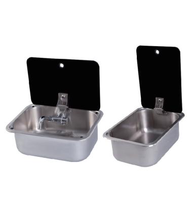 China Without flip cover small stainless steel square boat room car kitchen sink is firm and not easy to be damaged for sale