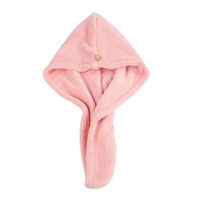 China Other Bathroom Accessories Woman Shower Hat Sauna Sleep Hood Microfiber Quick Dry Towel For Curly Hair Bath Towel Peaked Hat for sale