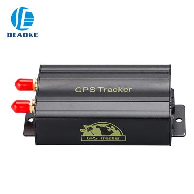 China GPS 103a remote control vehicle tracker/car gps locator tk 103 real-time tracking by web and APP platform for sale