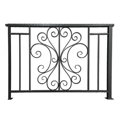 China Easily Assembled Aluminum Fence Trellis and Post European Outdoor Balcony Barrier Gates for sale