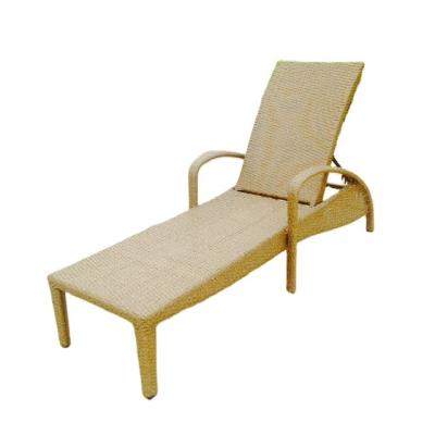 China Eco-friendly hot selling rattan daybed garden patio pool ledge chaise lounge sofa sun loungers for sale