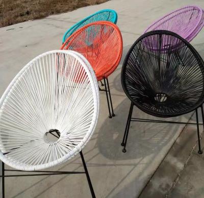 China Traditional Replica Rattan Lawn Garden Egg Chair Steel Egg Chair Acapulco Chair for sale