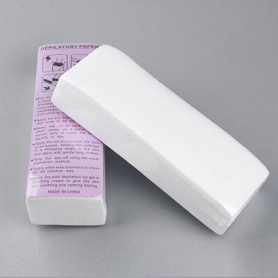 China Factory Price Disposable Non Woven Strip Hair Removal Beauty Care Wax Depilatory Paper for sale