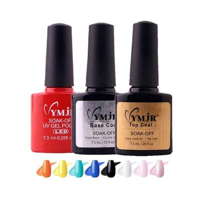 China China Supply OEM New Cheap Salon Manicure Nail Art Polish Private Label Packing Lucky Color Glitter Soak Off Nail UV Gel 7.3ml for sale