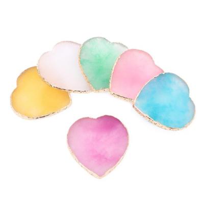 China Nail Art DIY Nail Art Palette Professional Manufacturing Resin Crystal Love Similar Heart Shape for sale