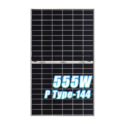 China Factory Perc Half-Cell Solar Panel 550 watt 530w 540w monocrystalline solar panel wholesaler solarmodulen price for sale