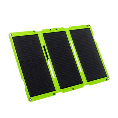 China High Efficiency Mono Solar Panel Amazon 30w Foldable Solar Panel Battery Charger With QC 3.0 Usb Ports For Outdoor Camping Phone/Laptop Charging for sale