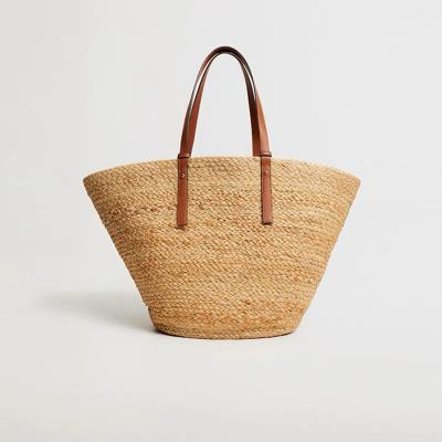 China Easy to Wear Summer Tote Bag Simple Fashion Environmentally Friendly Jute for sale