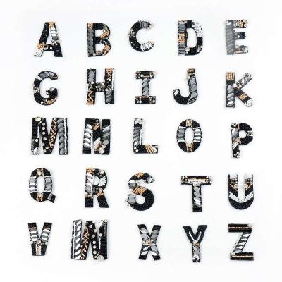 China 2019 New Design 3D Handmade Letter Patches , Custom Applique For Clothes for sale