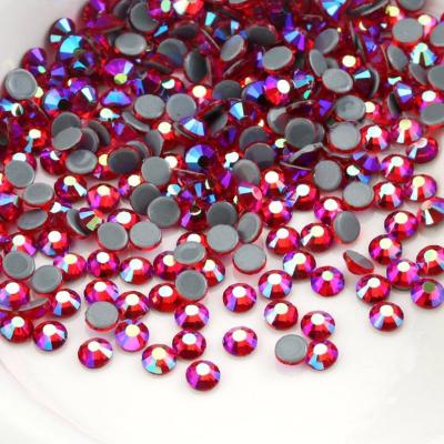 China Wholesale High Quality Flat Back Fix Hot Rhinestone SS6 SS10 SS16 SS20 SS30 Environmental Inspection DMC For Clothes for sale