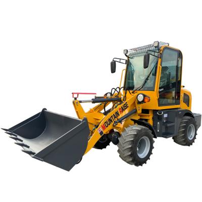 China Cultivate Mini Wheel Loader Manufacturer CE Approved ZL08F Small Euro5 Engine Mountain Raise Front End Loader for sale