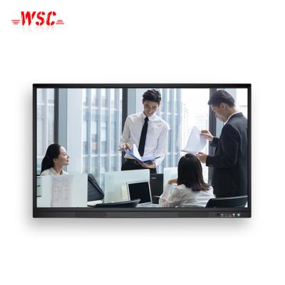 China Indoor Interactive Whiteboard For Conference Meeting Educational Machine 2021 Model Newest 55 Inch Touch Screen Monitor for sale