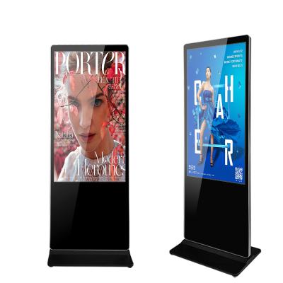 China Indoor factory sale floorstands wholesaler hot lcd display floor standing vertical advertising indoor digital signage made in china for sale