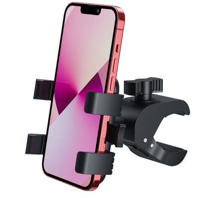 China Adjustable Adjustable Universal 360 Motorcycle Support Handlebar Bicycle Mobile Mount Bike Phone Holder For Smartphone for sale