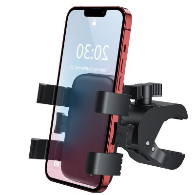 China Adjustable Universal Electric Waterproof Motor Bike Motorcycle Mobile Phone Holder for Scooter Hot sale products for sale