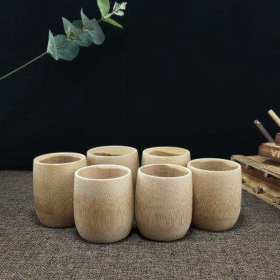 China Disposable Bamboo Tea Cup Gift Promotion Mugs Plant Biodegradable Bamboo Cup for sale