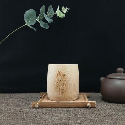 China Customized Shape Bamboo Cup Disposable Bamboo Coffee Cup Chicken Shaped Cup for sale