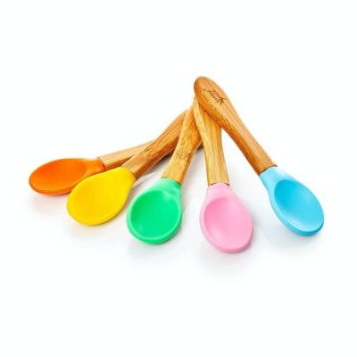 China Reusable Bamboo Fork and Spoon Baby Bamboo Spoon Handle Bamboo Flatware for sale