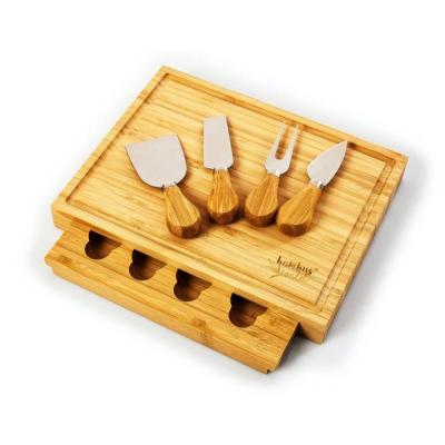 China Disposable Multi-Functional Cutting Board With Containers Chopping Board Wooden Chopping Durable Bamboo Chopper for sale