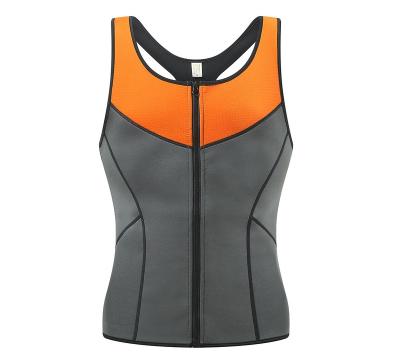 China QUICK DRY Mens Tummy Control Weight Loss Tank Top Slimming Sweat Vest Neoprene Shapewear for sale