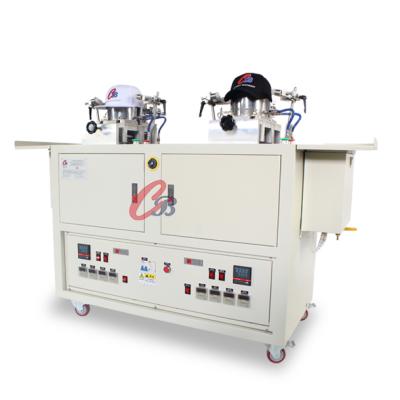 China Factory Guangzhou High Efficiency Two Molds Stainless Steel Baseball Cap Ironing Machine CB-102NB for sale