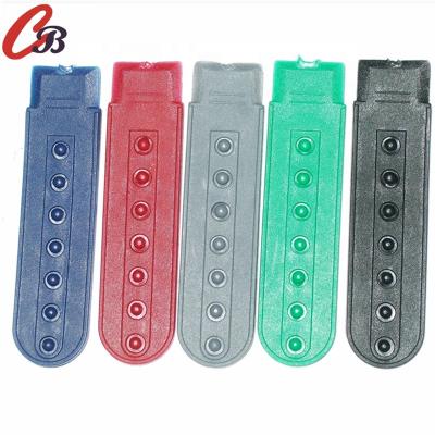 China Colorful plastic hat buckle for adjustable hat back with 7 holes for sale