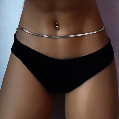 China Hiphop Women Shape Indian Snake Body Belly Waist Chain Belly Belt Design Accessory for sale