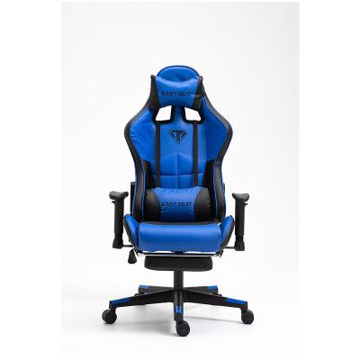 China Swivel 2022 Blue Gaming Fabric Workstation 360 Degree Rotation With Blue Tooth Gaming Chair for sale