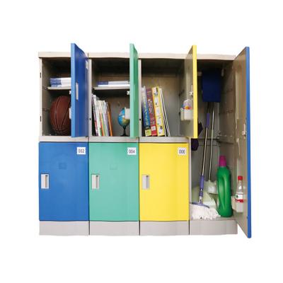 China Environmental protection and no rust 12 door staff cabinet locker staff locker with code for sale