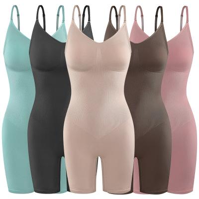 China Breathable Plus Size High Waist Body Shaper Pants Seamless Corsets Shapewear Jumpsuit Jumpsuit For Women for sale