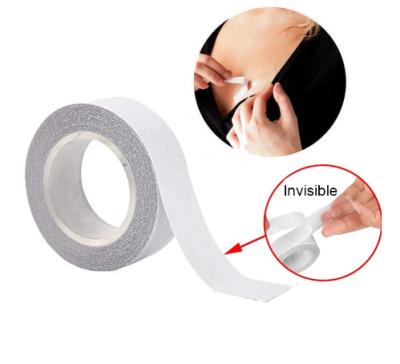 China Clear Double Sided Body Breathable Tape Clothes Tape Beauty Fashion Transparent Tape For Clothing Body Dress for sale