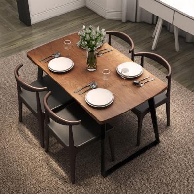 China Newest high quality antique wood tables and chairs (others) adjustable hot sale for restaurant for sale