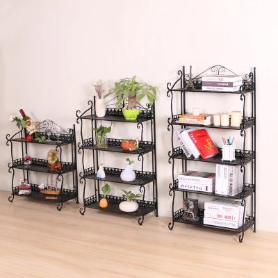 China Modern Design 4 Tire 2 Baskets Modern Metal Living Room Organizer Portable Shoe Rack for sale