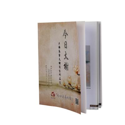 China Luxury advertising brochure catalog printing wholesale magazine book product softcover brochure for sale