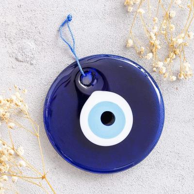 China Art Deco Turkish Handmade Nazar Amulet Evil Eye Greek Car Ornament Home Protection Charm Wall Hanging Decor for sale