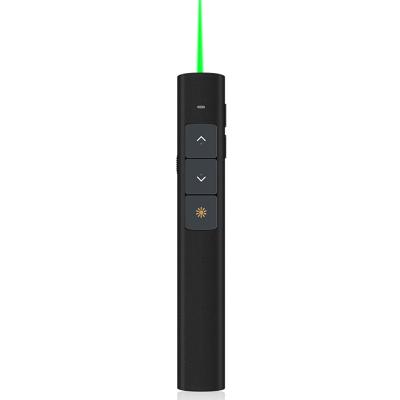 China Teaching Green Presenter Laser Pointer PPT Remote Control Pointer Pen for PowerPoint Presenter Green Laser for sale