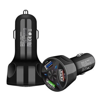 China Mobile Phone/Tablet/MP3/MP4/other USB Device QC 3.0 3 Port Mini Usb Car Phone Charger Fast Charger Adapter for sale