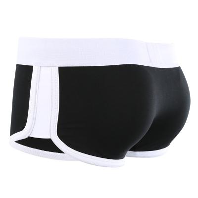 China Breathable Male Removable Pads Lifting Shorts Expanding Mens Wear Underwear Inner Boxer Briefs Padded Butt for sale