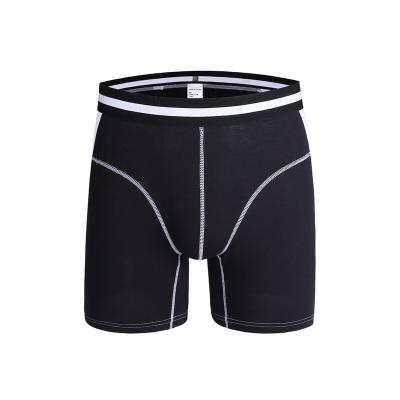 China Logo Design Quick-Dry Underwear Men's Comfortable Breathable Mid-Range Sports Boxer Shorts Custom Made for sale