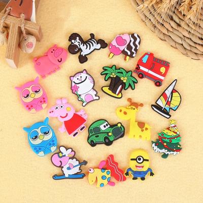 China Shape PVC Promotional Cute Home Fridge Magnet Soft Cartoon Decoration Gifts Custom Logo for sale